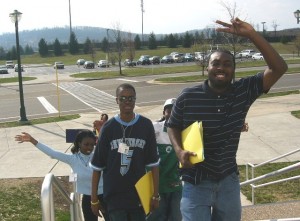 BCCC Students attend International Student Leadership Conference in Harrisonburg, Virginia. L-R: Joy Kitanga, Ibrahim Dabo, Mossi