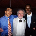 Chris Antalics, Jr., Stephen Antalics (Visiting Scientist, Lehigh University), & Ibrahim at a reception