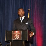 Dr. Randal Pinkett gave the keynote address with a subtitle "combining old school solidarity with new school sophistication."
