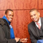 L-R: Ibrahim Dabo and LaRian L. Finney, president and CEO of Visionary Marketing Group. 