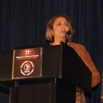 Cathy Hughes, founder of Radio One, Inc., owns 53 radio stations in the U.S. She encouraged business owners to give up failure in order to succeed.