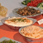 Food at the Auction Party