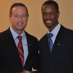 L-R: Gov. Martin O'Malley & Ibrahim Dabo. Gov. O'Malley will received the “Most Distinguished Leader of the Year for Minority Business Enterprise” Award
