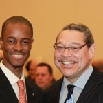 L-R: Ibrahim Dabo & Wayne Frazier, Sr., president of MWMCA