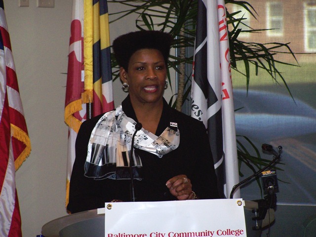 Baltimore City Community College (BCCC) President Dr. Carolane Williams