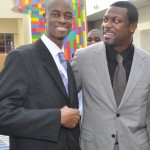 L-R: Ibrahim Dabo and Chris Tucker. Tucker described the Annual Legislative Conference as "great". Photo Credit: J.K.