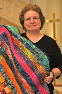 Patty Clendenen, co-ordinator for Asbury Quilts 4 You. Photo credit: Ibrahim Dabo.