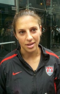 U.S. midfielder Carli Lloyd 