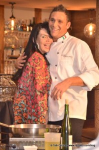 Renee Graziano and chef Chris Nirschel 